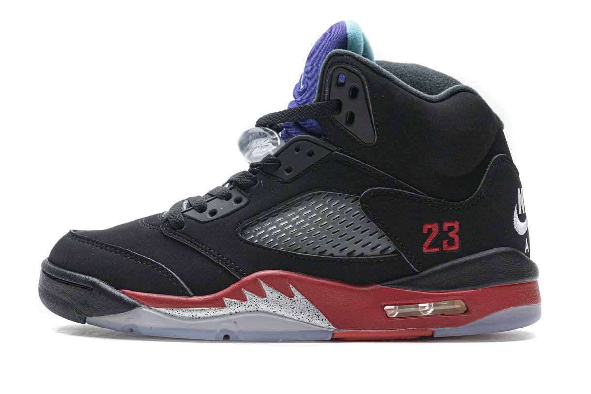CZ1786-001 Air Jordan 5 Retro Top 3 Black