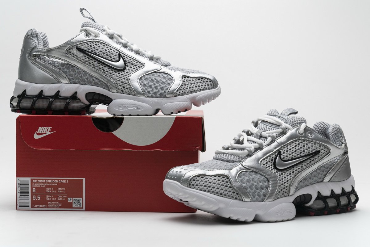 CD3613-001 Nike Spiridon Cage 2 Metallic Silver