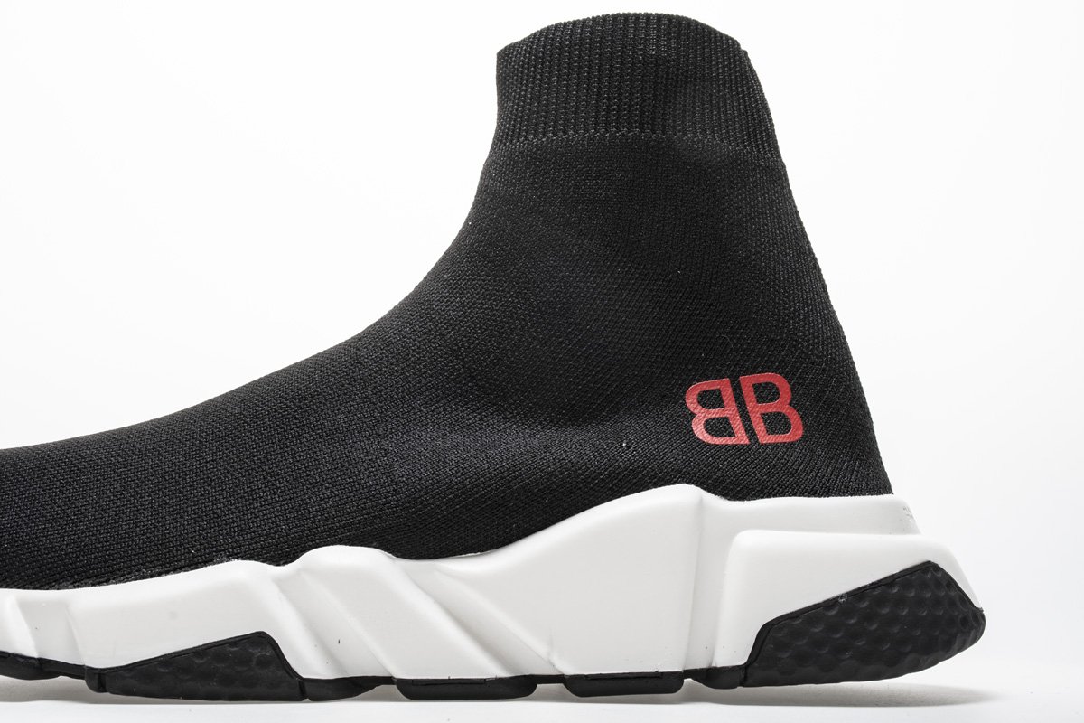 Ba*len*cia*ga stretch mesh high top sneaker