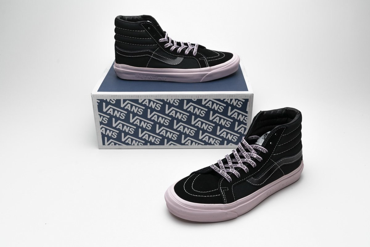 VN0A36C7OYN Vans OG SK8-HI LX Black Pink