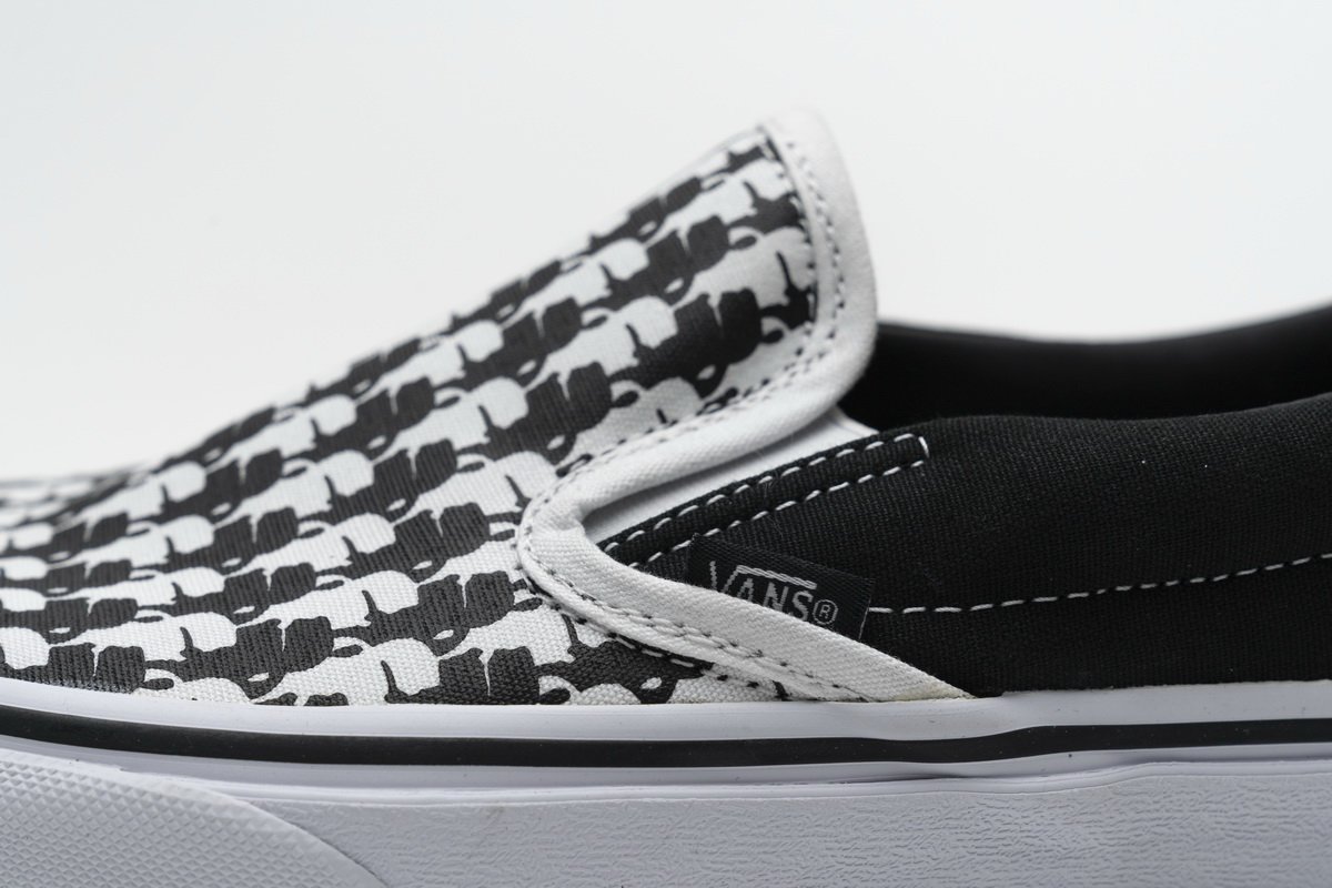 Vans Classic Slip-On Karl Lagerfeld Black White
