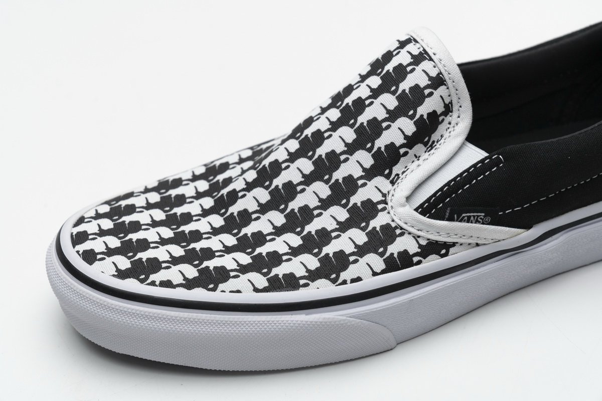 Vans Classic Slip-On Karl Lagerfeld Black White