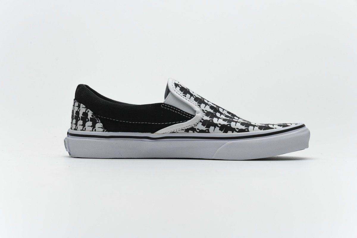 Vans Classic Slip-On Karl Lagerfeld Black White