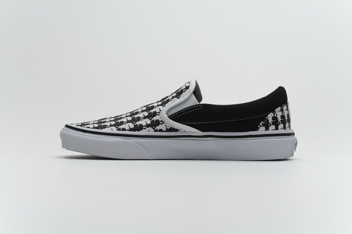 Vans Classic Slip-On Karl Lagerfeld Black White