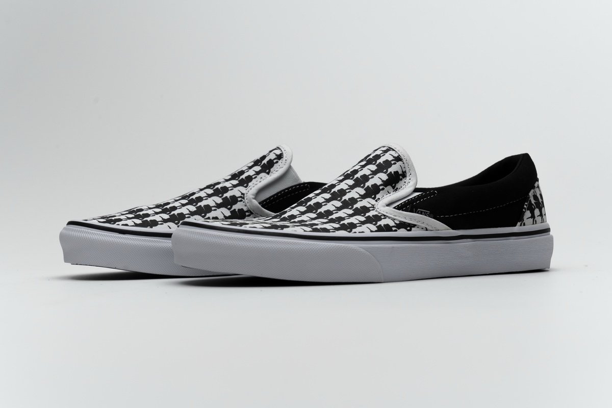 Vans Classic Slip-On Karl Lagerfeld Black White