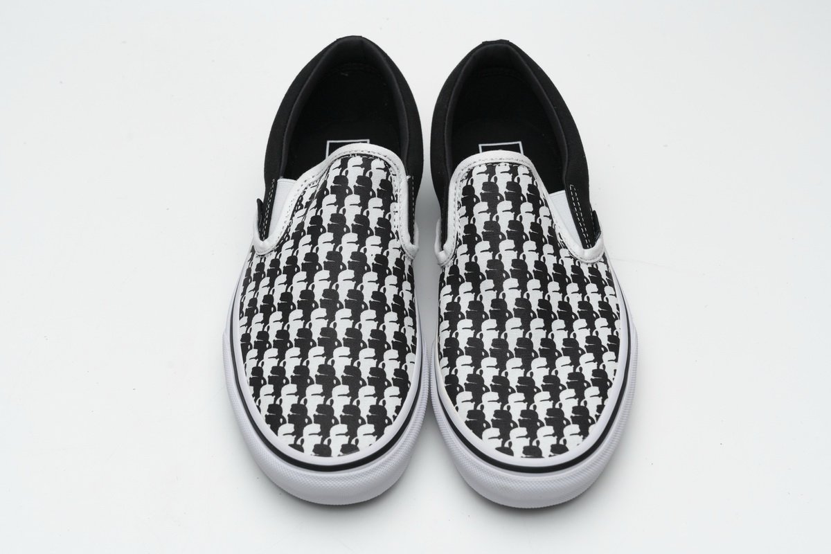 Vans Classic Slip-On Karl Lagerfeld Black White