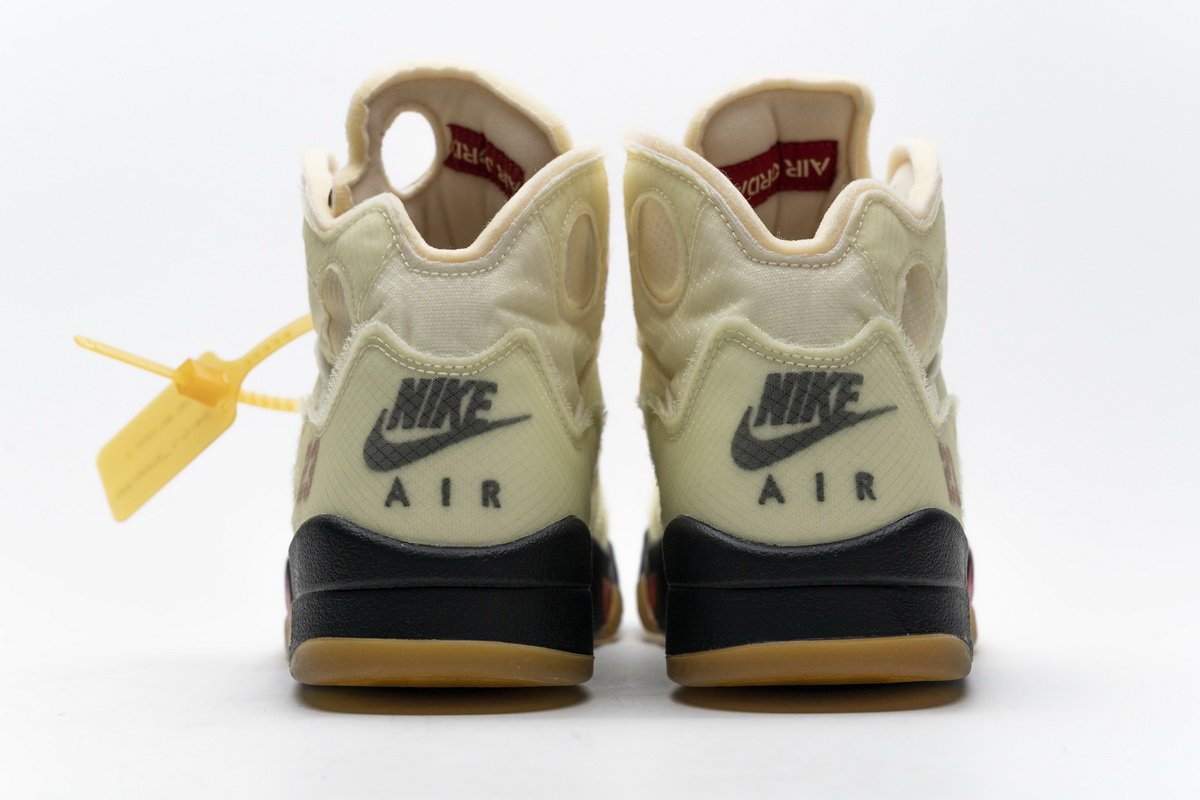 DH8565-100 OFF White x Air Jordan 5 Retro SP Sail