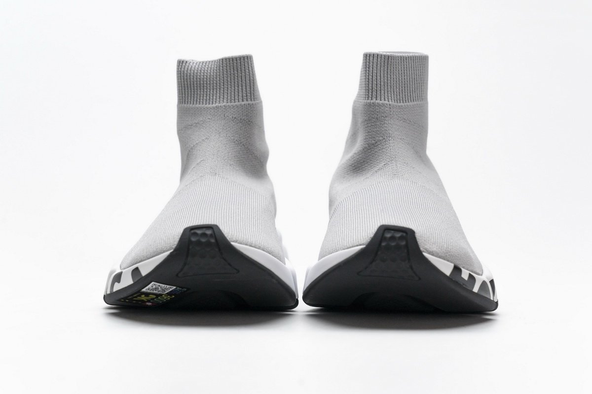 Ba*len*cia*ga stretch mesh high top sneaker grey