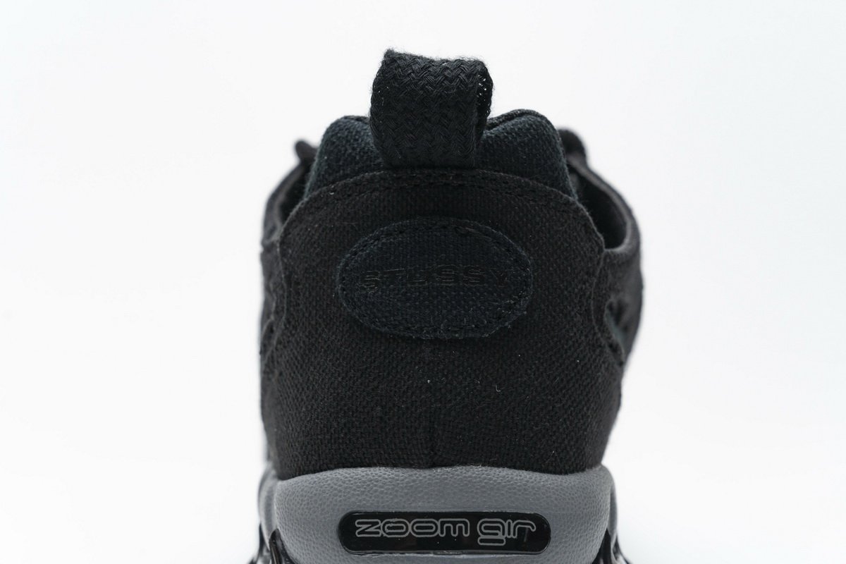 CQ5486-001 Stussy x Nike Air Zoom Spiridon Cage 2 Black Cool Grey