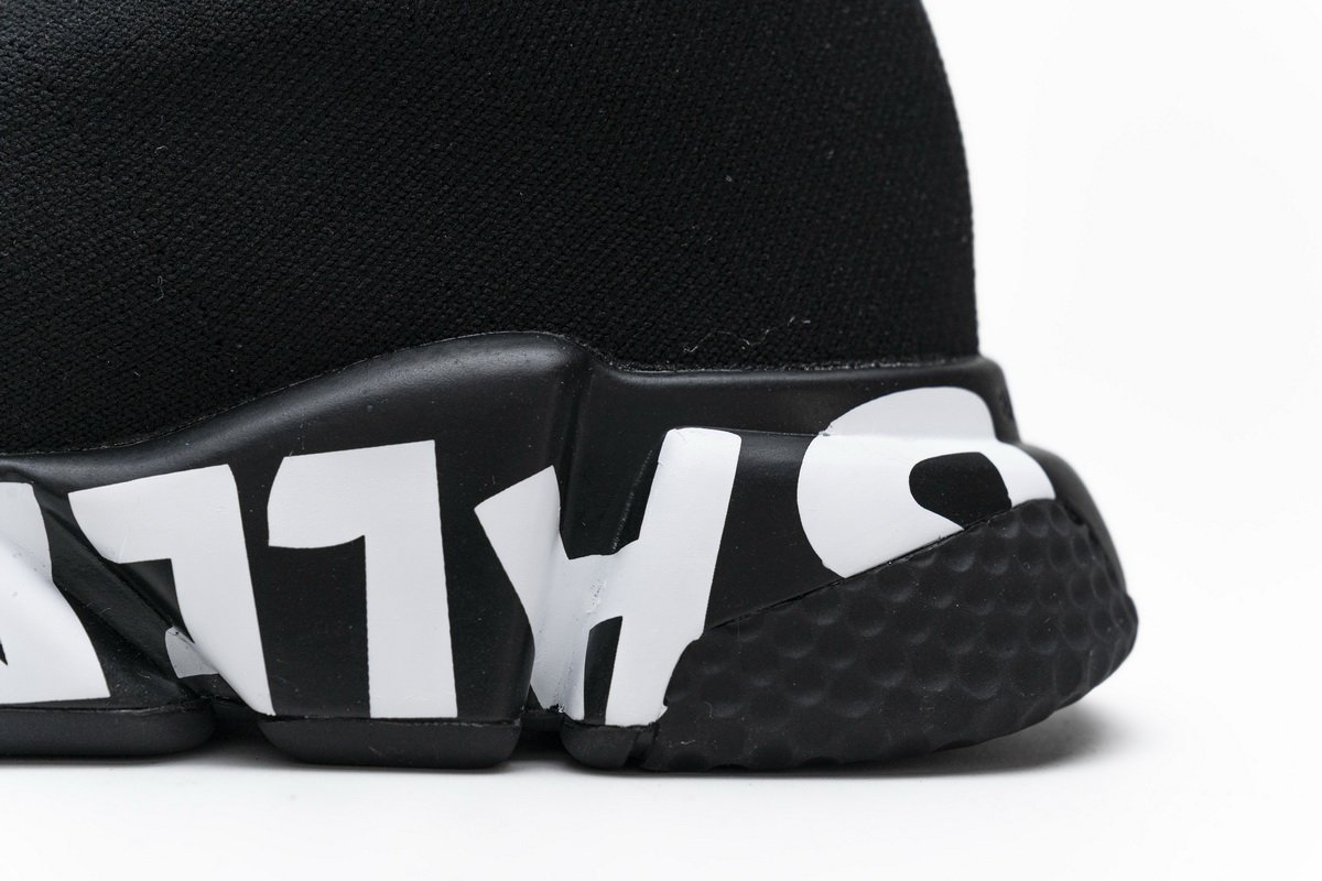 Ba*len*cia*ga stretch mesh high top sneaker all black