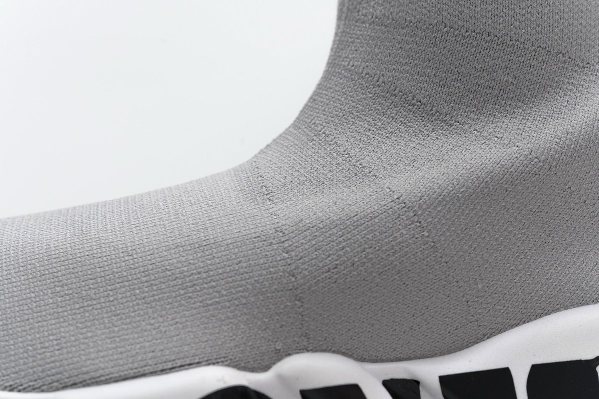 Ba*len*cia*ga stretch mesh high top sneaker grey