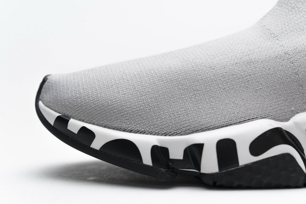 Ba*len*cia*ga stretch mesh high top sneaker grey