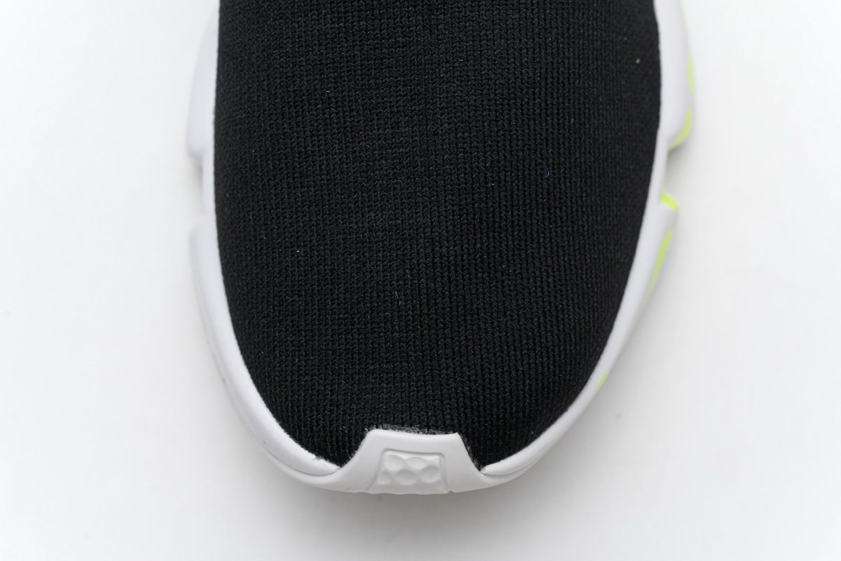 Ba*len*cia*ga stretch mesh high top sneaker black white