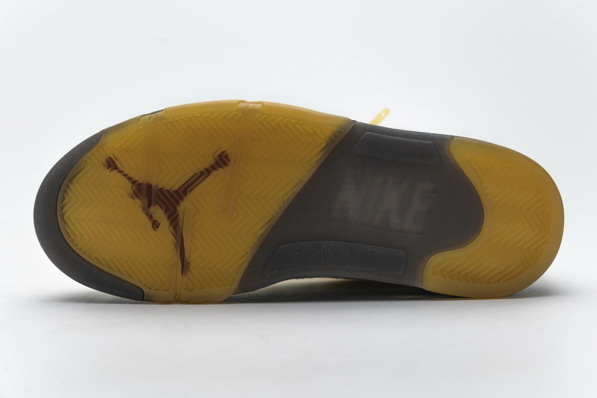 DH8565-100 OFF White x Air Jordan 5 Retro SP Sail