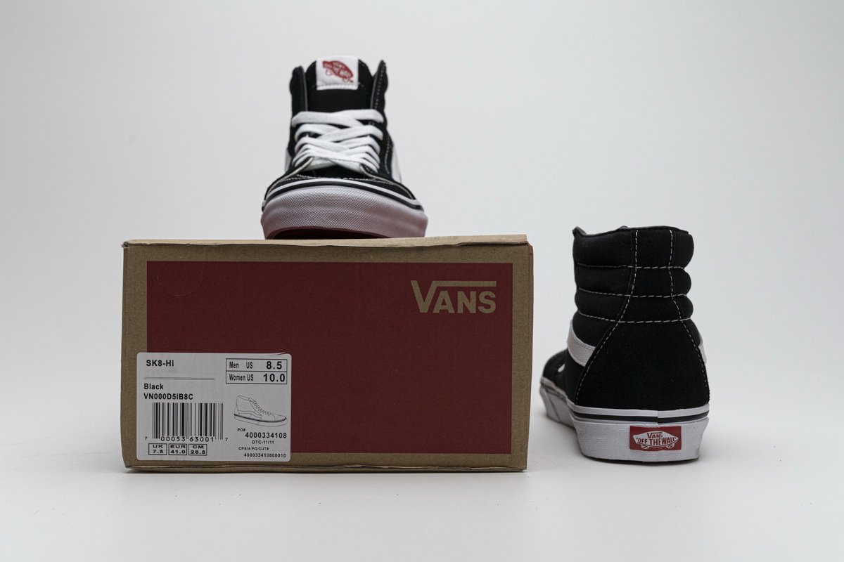 Vans Sk8-Hi Top Unisex VN000D51B8C “Black White”