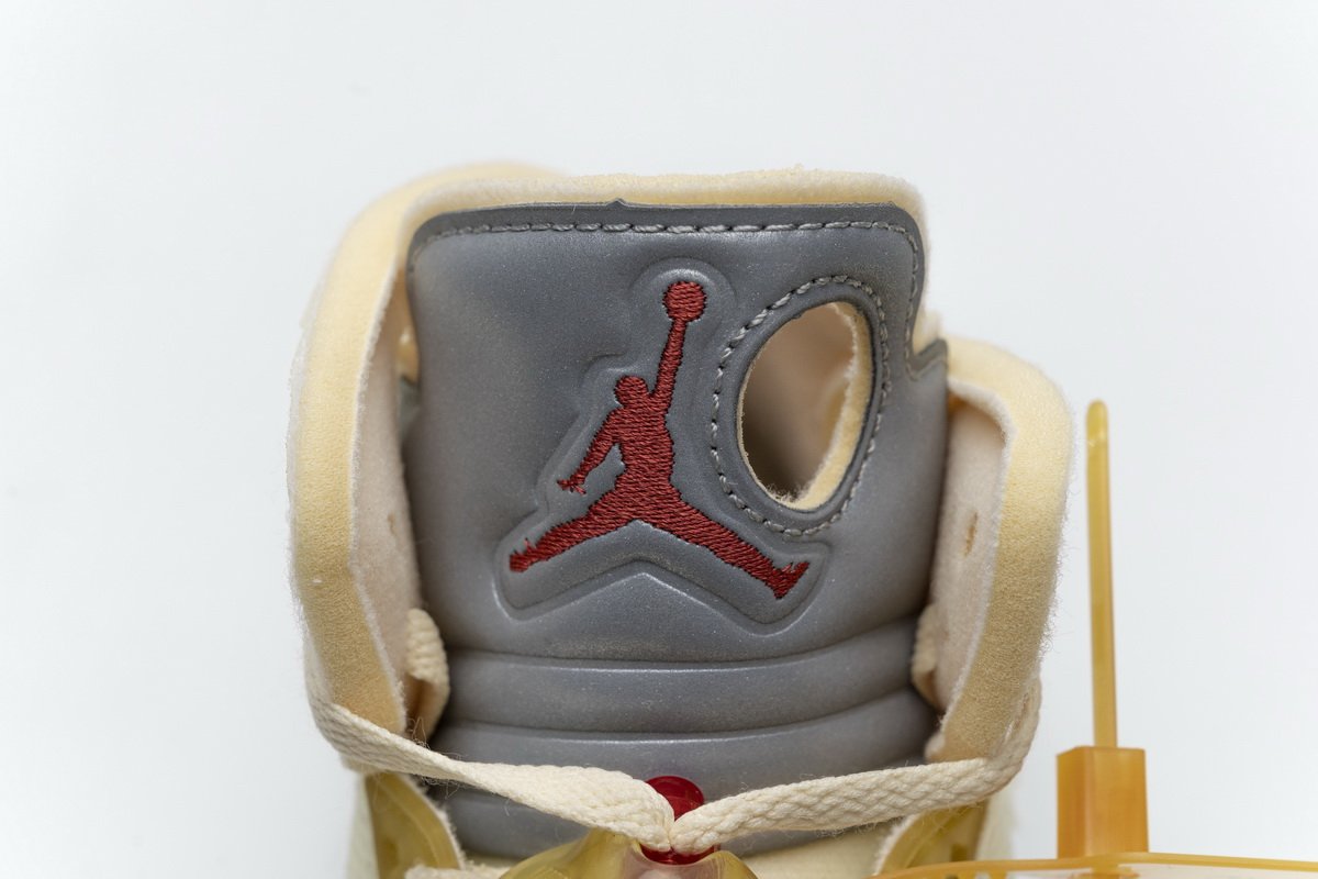 DH8565-100 OFF White x Air Jordan 5 Retro SP Sail