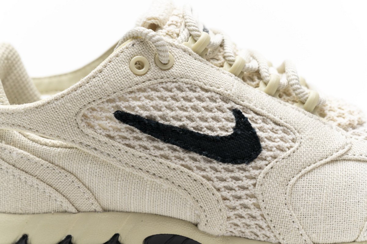CQ5486-200 Stussy X Nike Air Zoom Spiridon Caged 2 Fossil