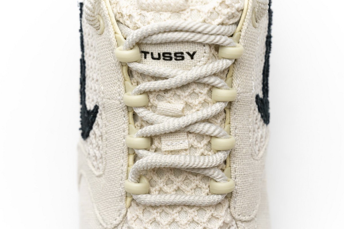 CQ5486-200 Stussy X Nike Air Zoom Spiridon Caged 2 Fossil