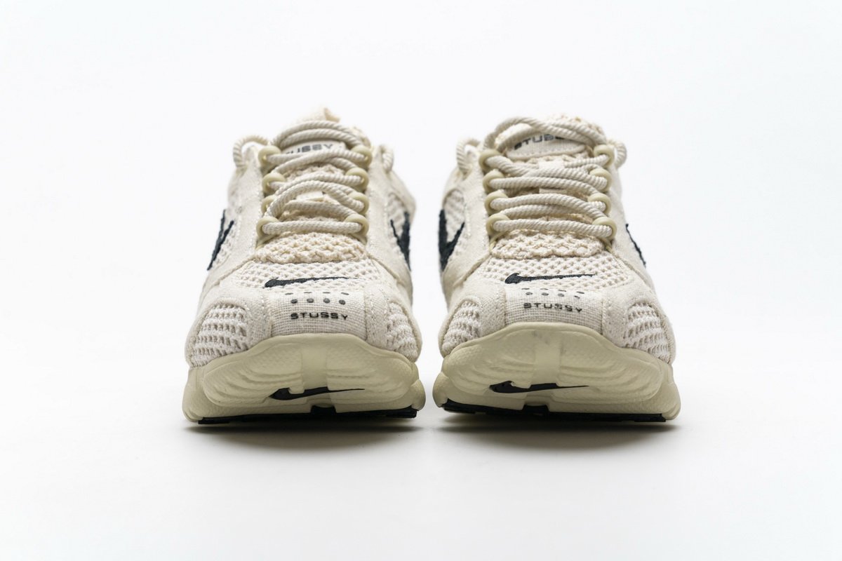 CQ5486-200 Stussy X Nike Air Zoom Spiridon Caged 2 Fossil