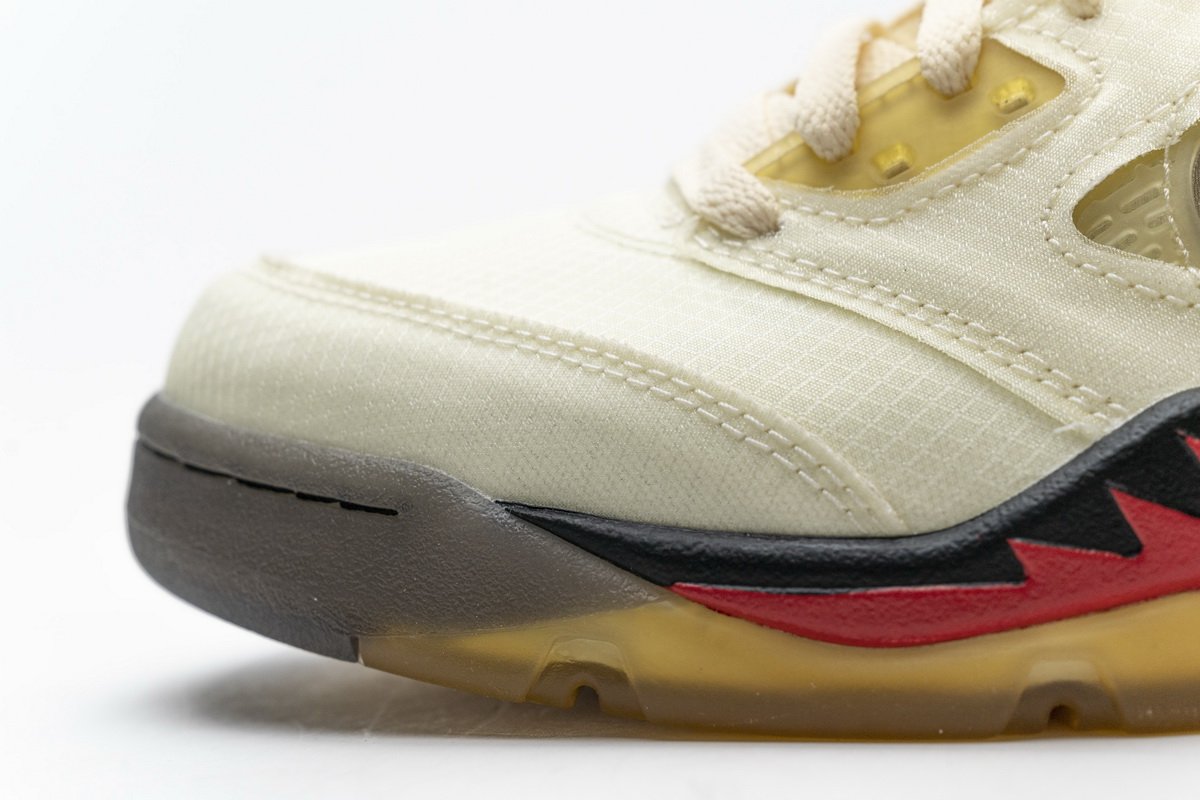 DH8565-100 OFF White x Air Jordan 5 Retro SP Sail