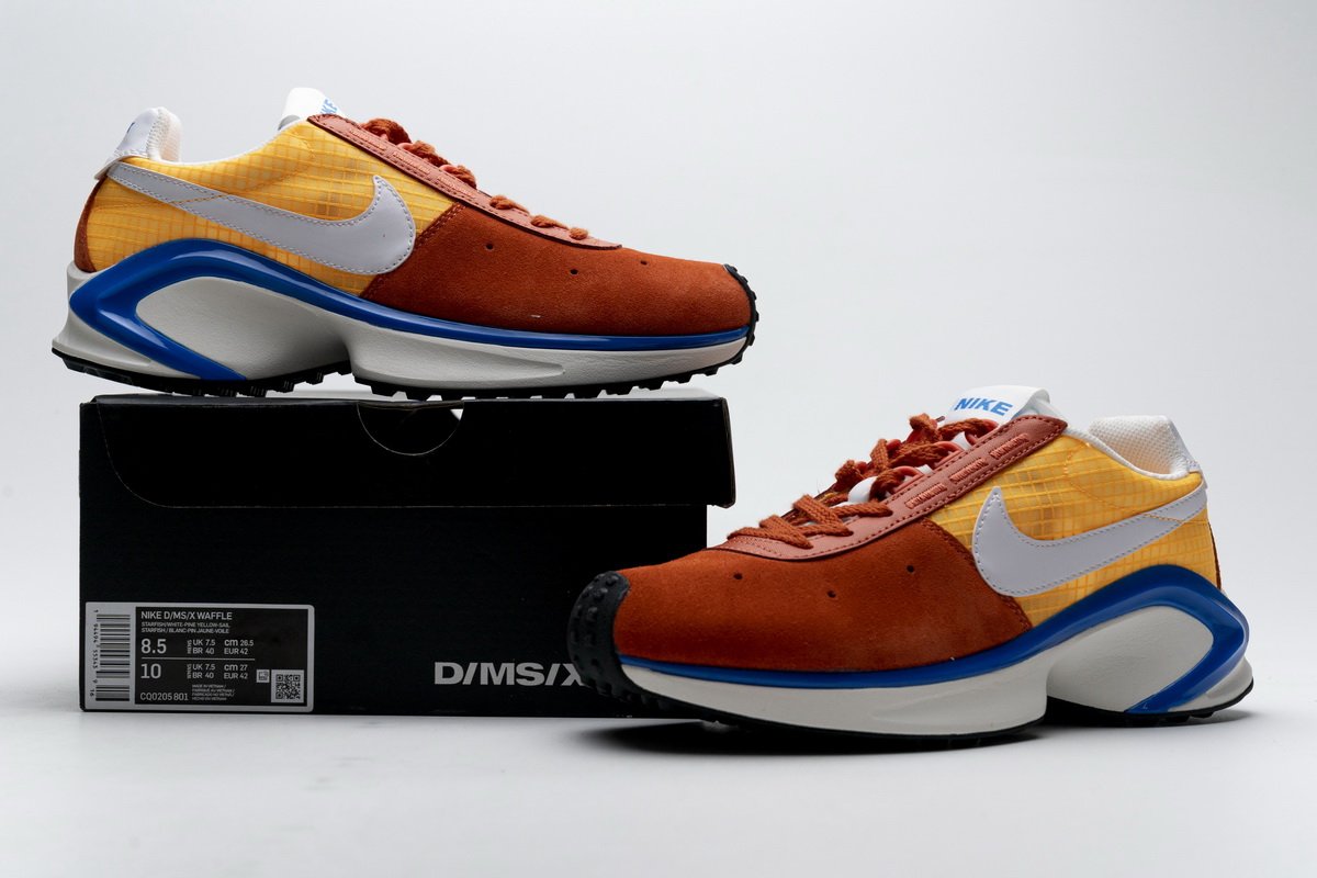 CQ0205-801 Nike D/MS/ x Waffle Yellow Orange