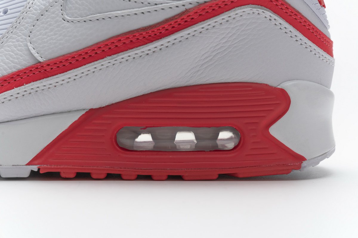 CJ7197-103 Undefeated x Nike Air Max 90 White Red