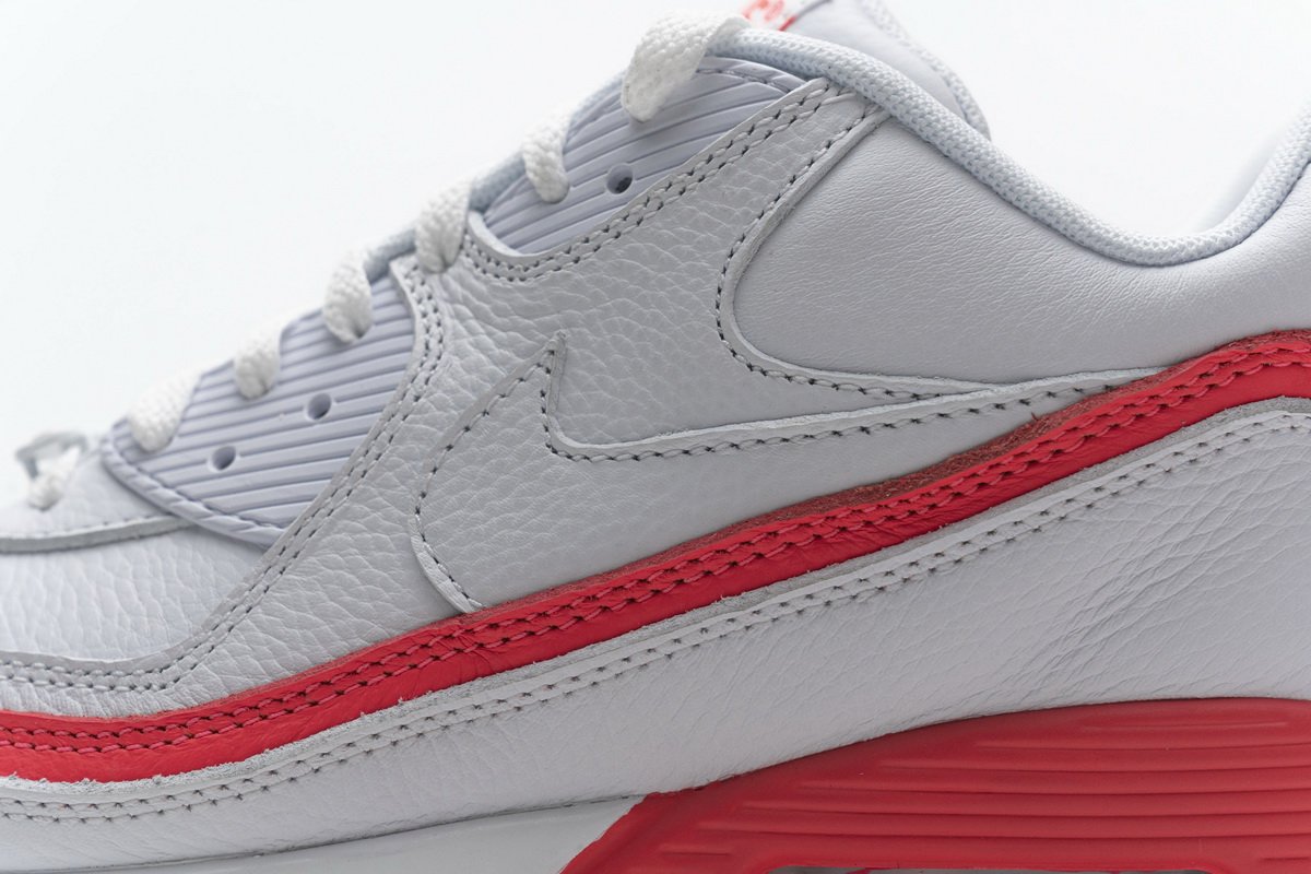 CJ7197-103 Undefeated x Nike Air Max 90 White Red