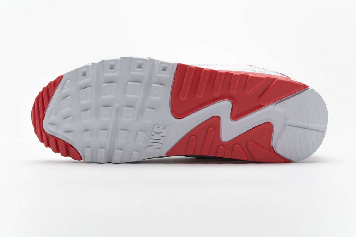 CJ7197-103 Undefeated x Nike Air Max 90 White Red