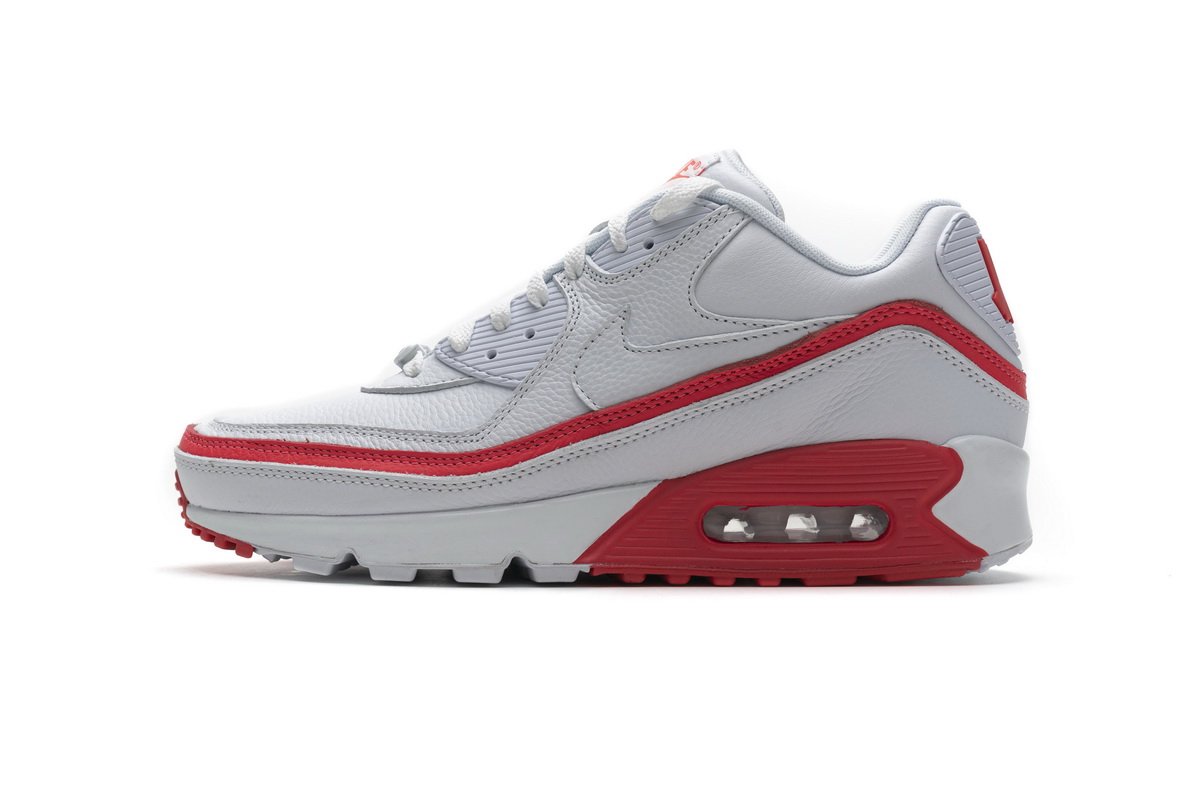 CJ7197-103 Undefeated x Nike Air Max 90 White Red