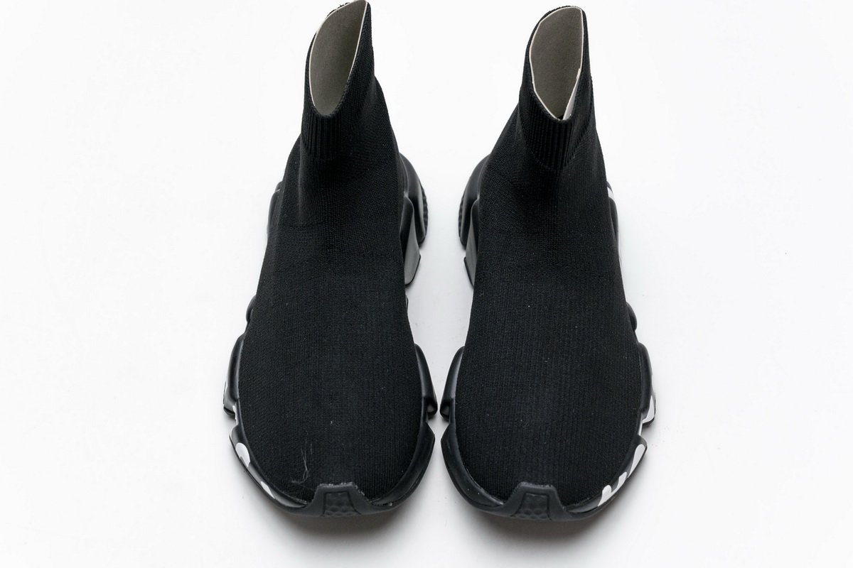 Ba*len*cia*ga stretch mesh high top sneaker all black