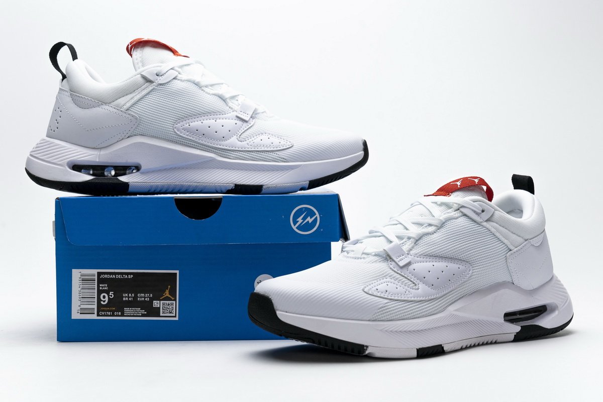 CV1761-016 Fragment Design x Jordan Delta SP All White