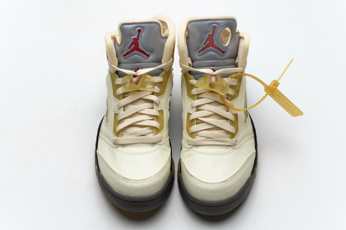 DH8565-100 OFF White x Air Jordan 5 Retro SP Sail