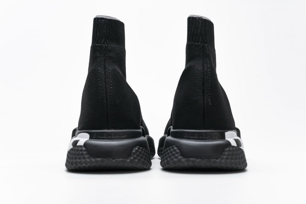 Ba*len*cia*ga stretch mesh high top sneaker all black