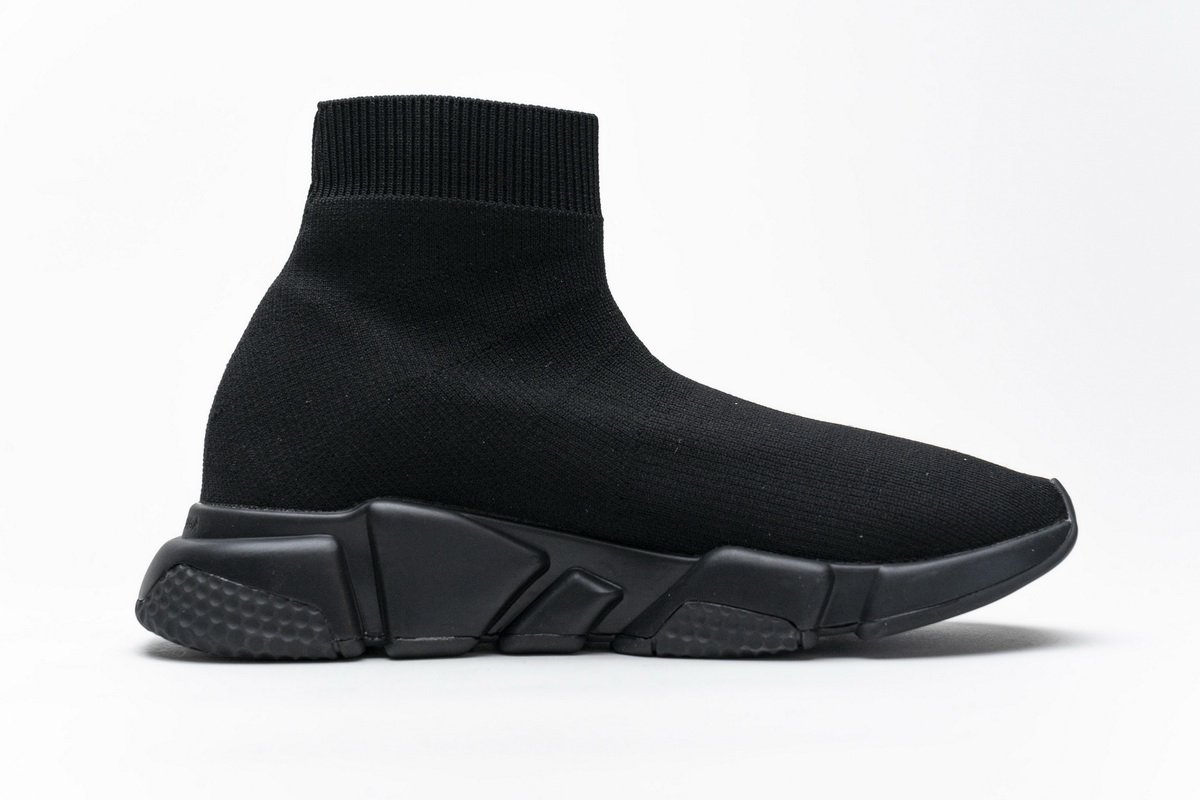 Ba*len*cia*ga stretch mesh high top sneaker all black