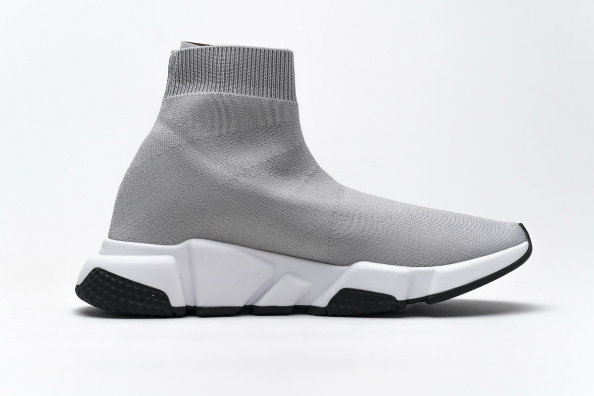 Ba*len*cia*ga stretch mesh high top sneaker grey