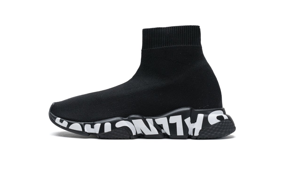 Ba*len*cia*ga stretch mesh high top sneaker all black