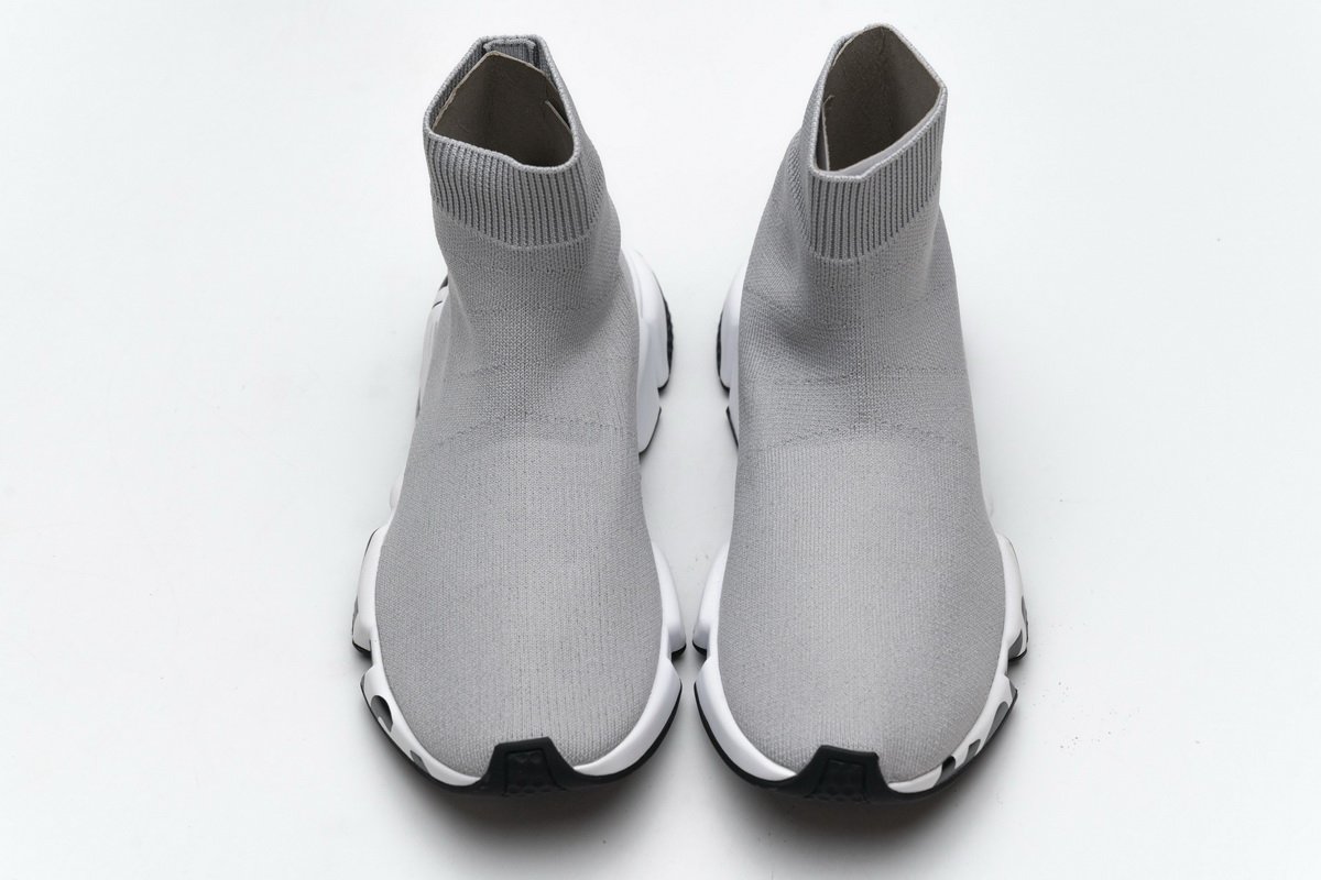 Ba*len*cia*ga stretch mesh high top sneaker grey