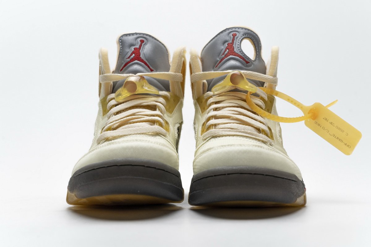 DH8565-100 OFF White x Air Jordan 5 Retro SP Sail