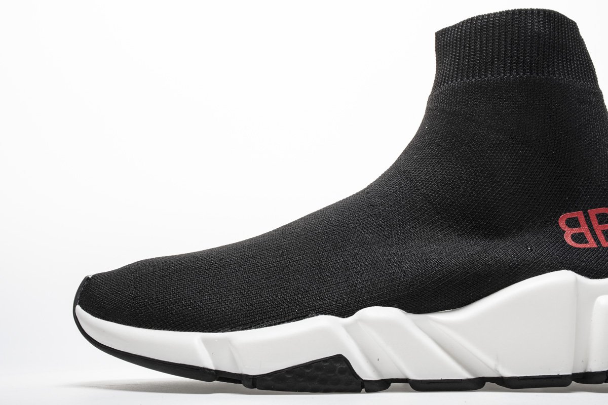 Ba*len*cia*ga stretch mesh high top sneaker