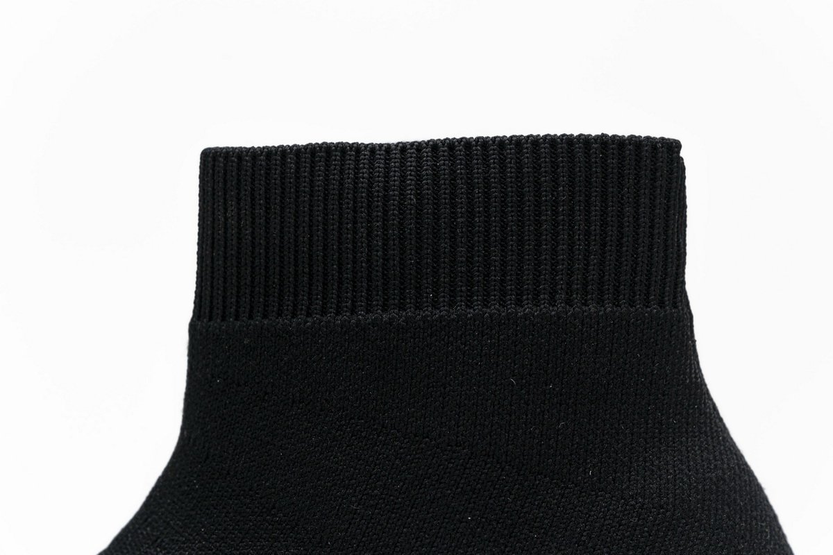 Ba*len*cia*ga stretch mesh high top sneaker all black