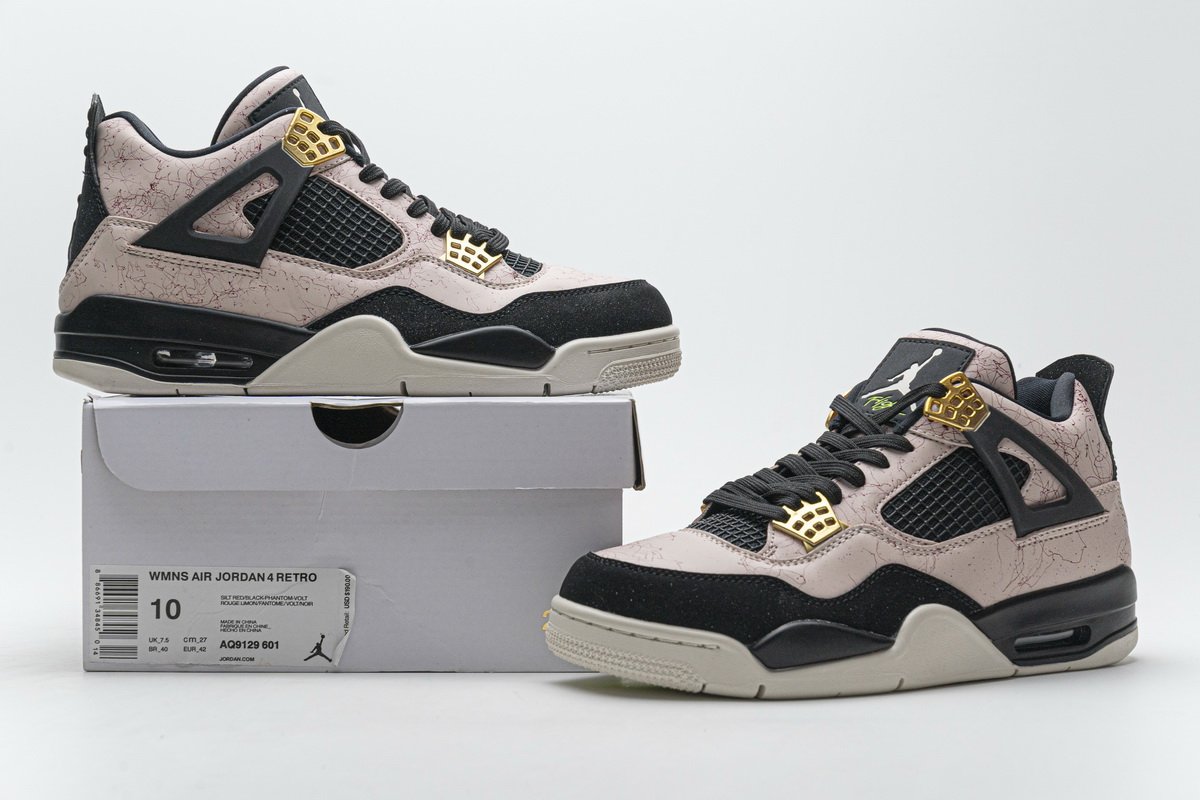AQ9129-601 WMNS Air Jordan 4 Retro -Silt Red