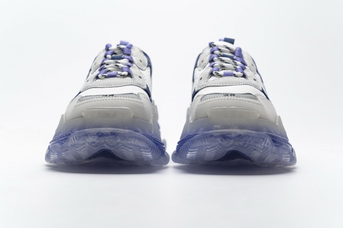544351 w09e1 1322 Ba*len*cia*ga triple s white purple