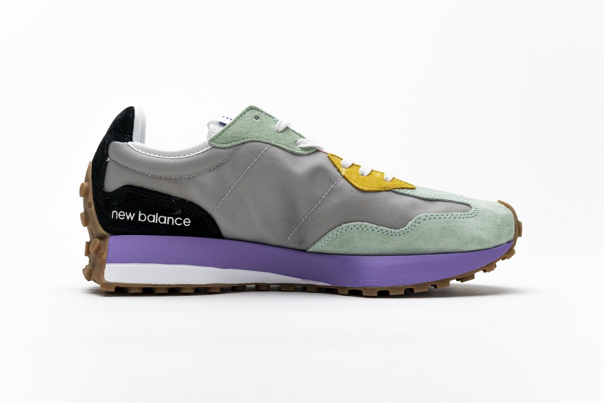 NB327LAB New Balance White Red Yellow