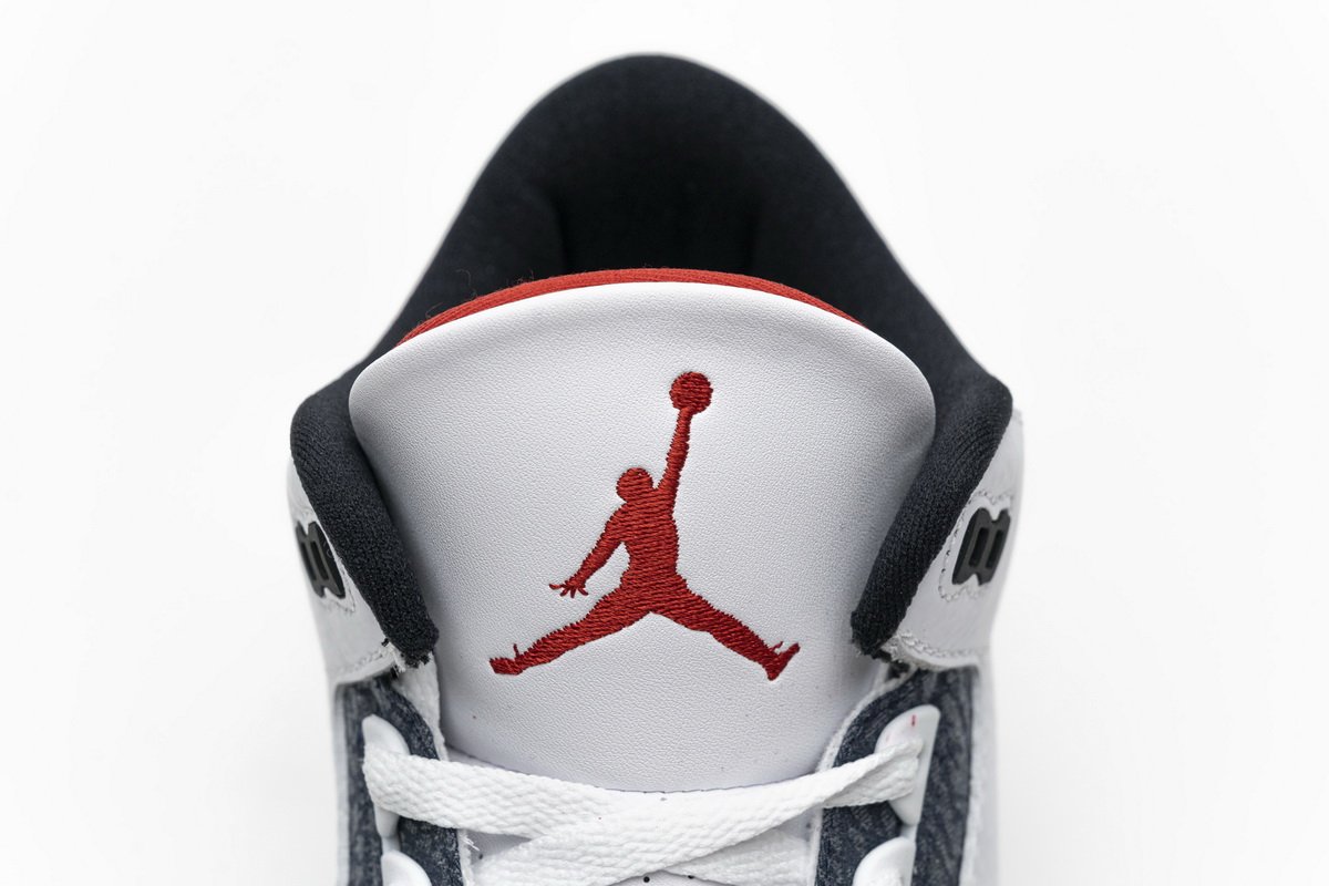 CZ6431-100 Air Jordan 3 Retro Fire Red Denim