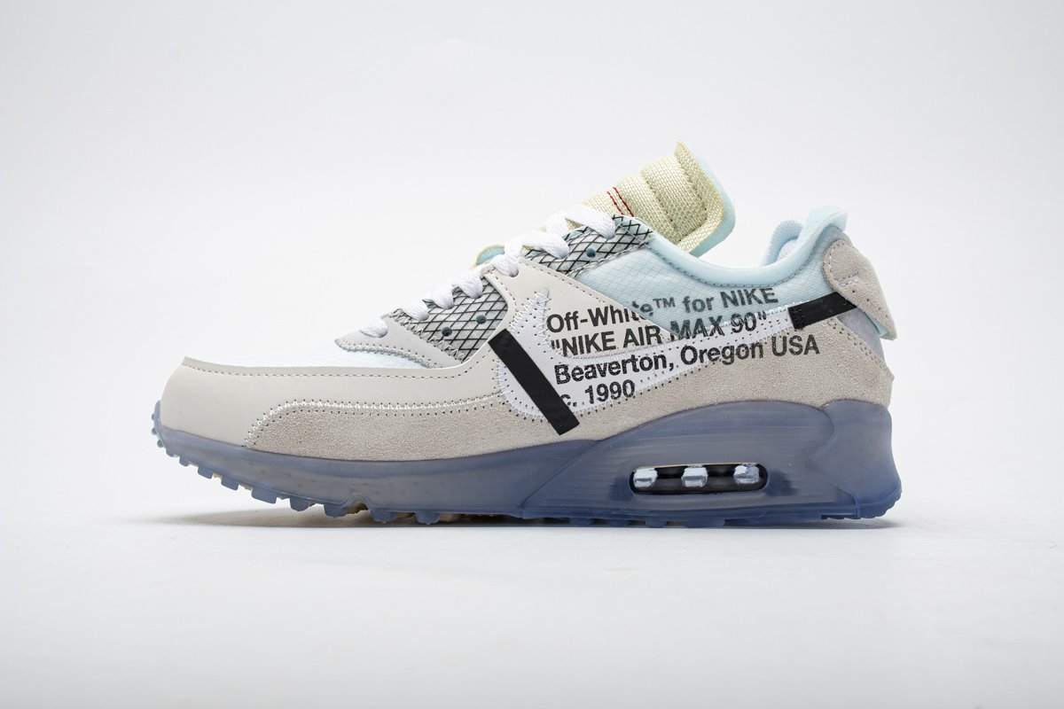 AA7293-100 Off-White x Nike Air Max 90 “All White”