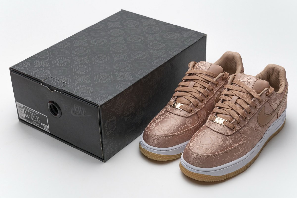 CJ5290-600 CLOT x Nike Air Force 1 Low “Rose Gold”