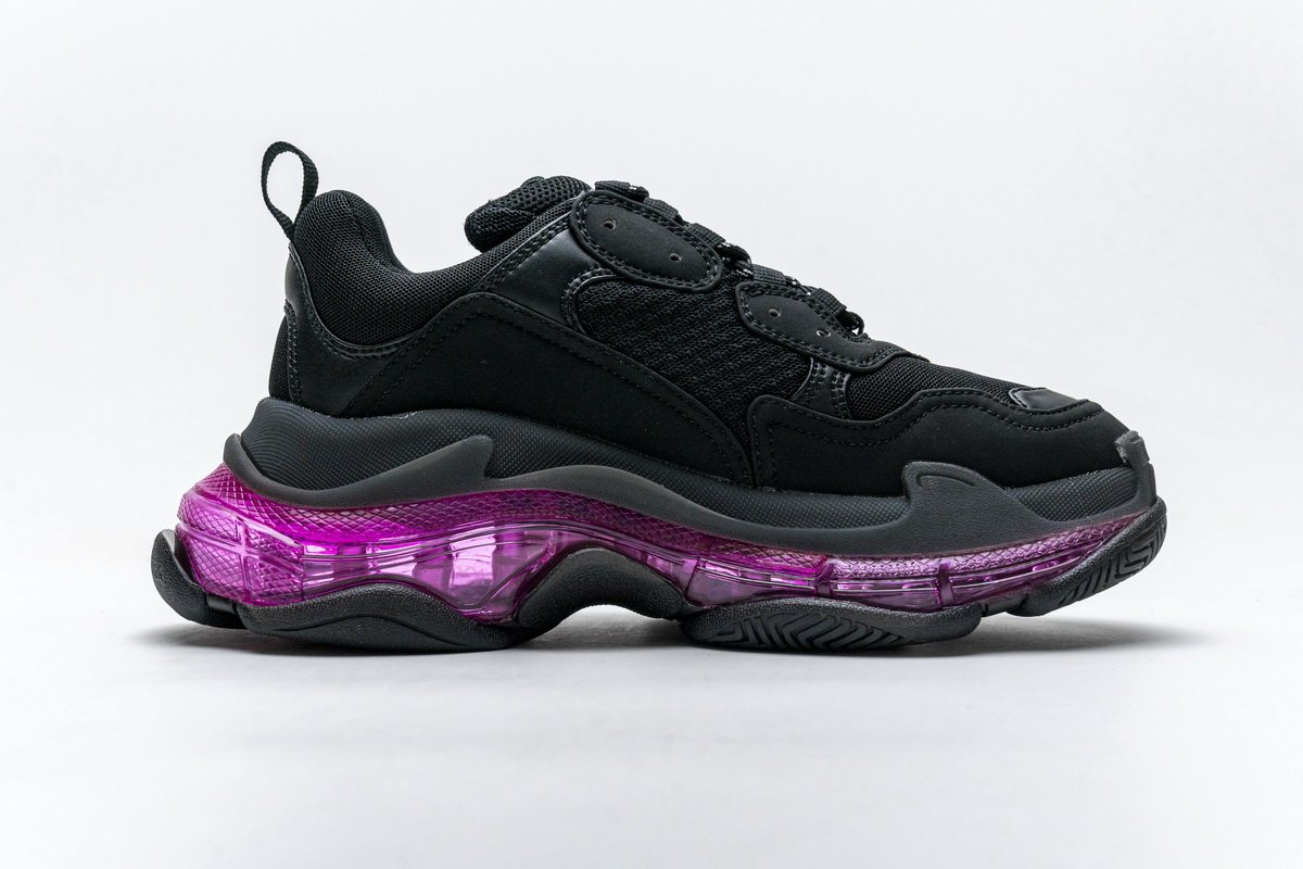 544351 w09o1 0829 Ba*len*cia*ga triple s black plum red