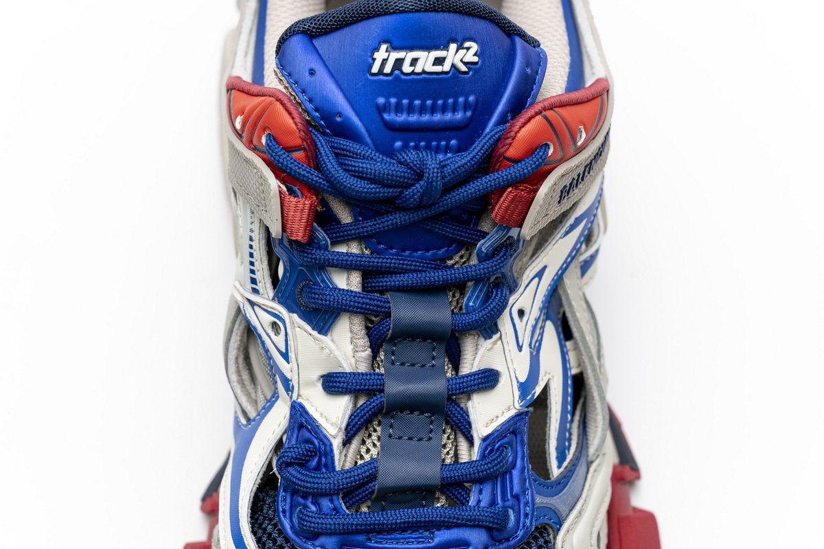 570391 W2GN2 8570 Blenciaga Track 2 Sneaker Beige Blue