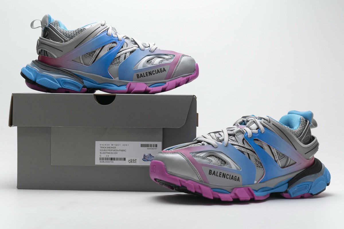 542436 w1gc1 4051 Ba*len*cia*ga tess s.blue pink silver