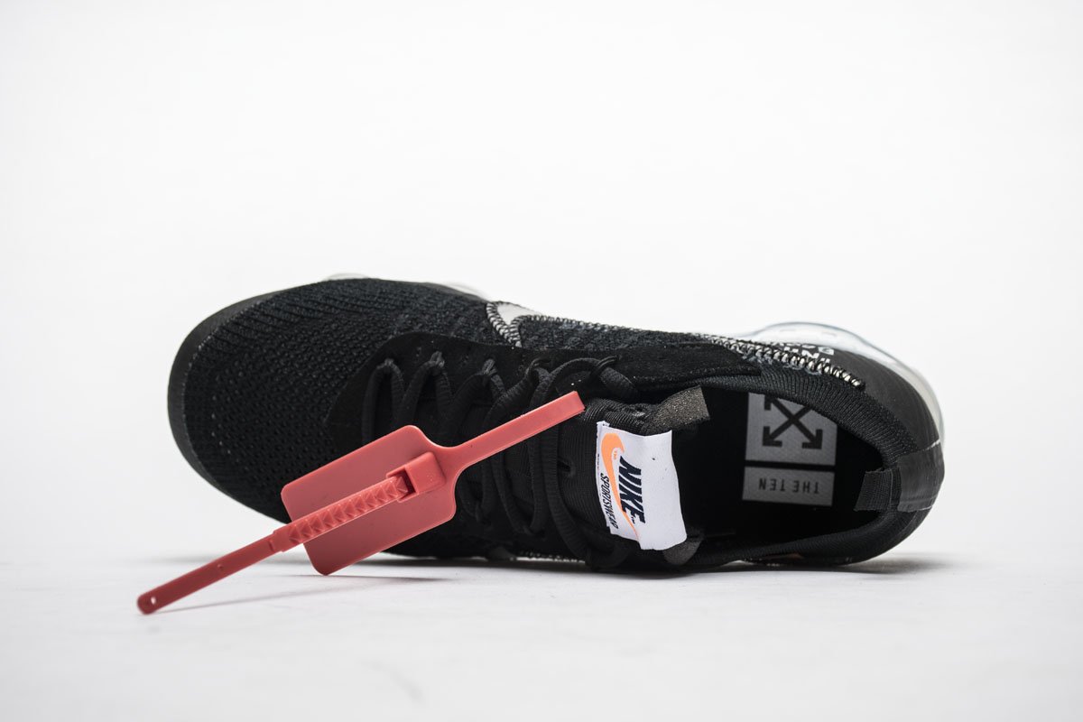 2018 1.0 AA3831-002 Off White x Nike Air VaporMax 2018 ‘Black White’